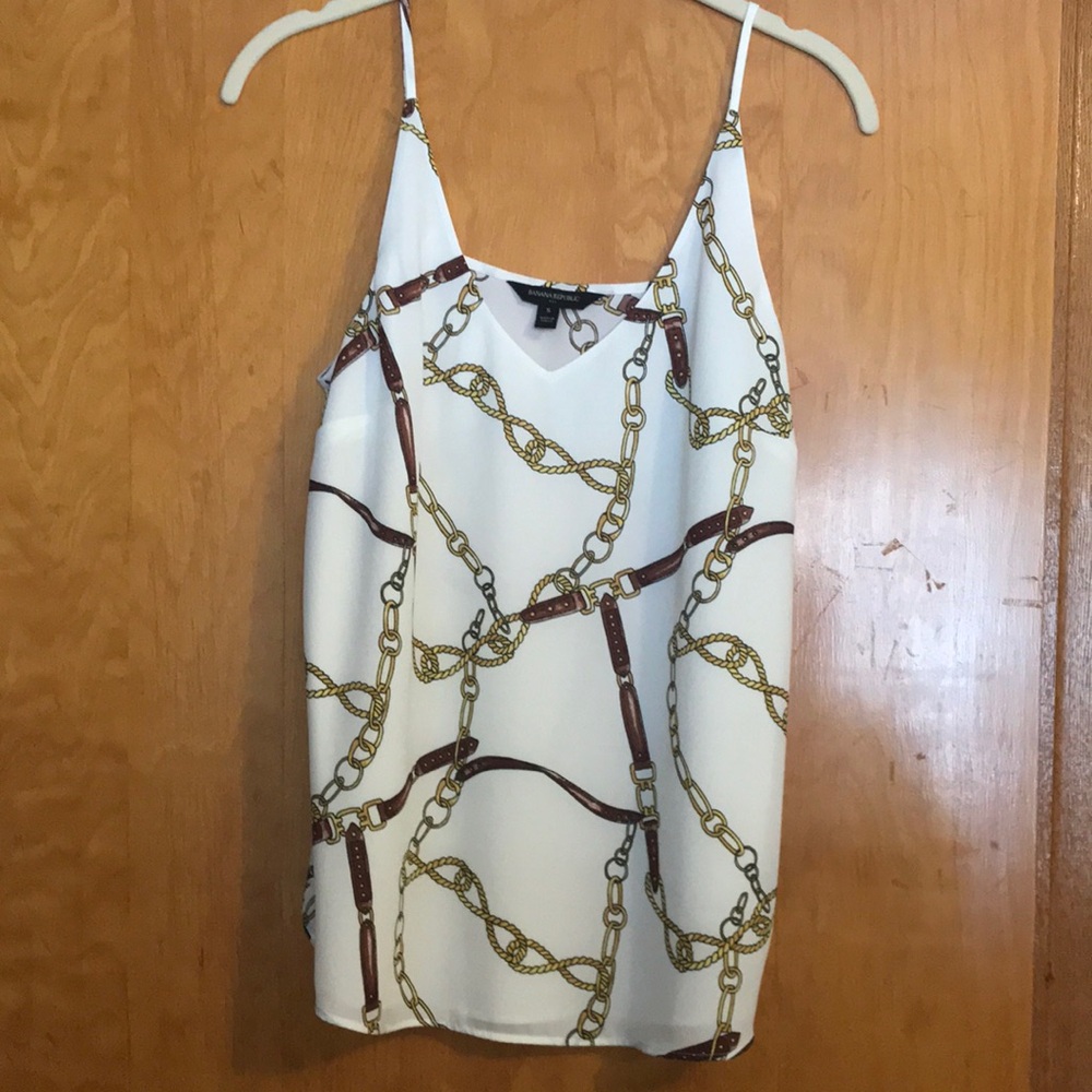 Equestrian cream colored blouse from banana Republic